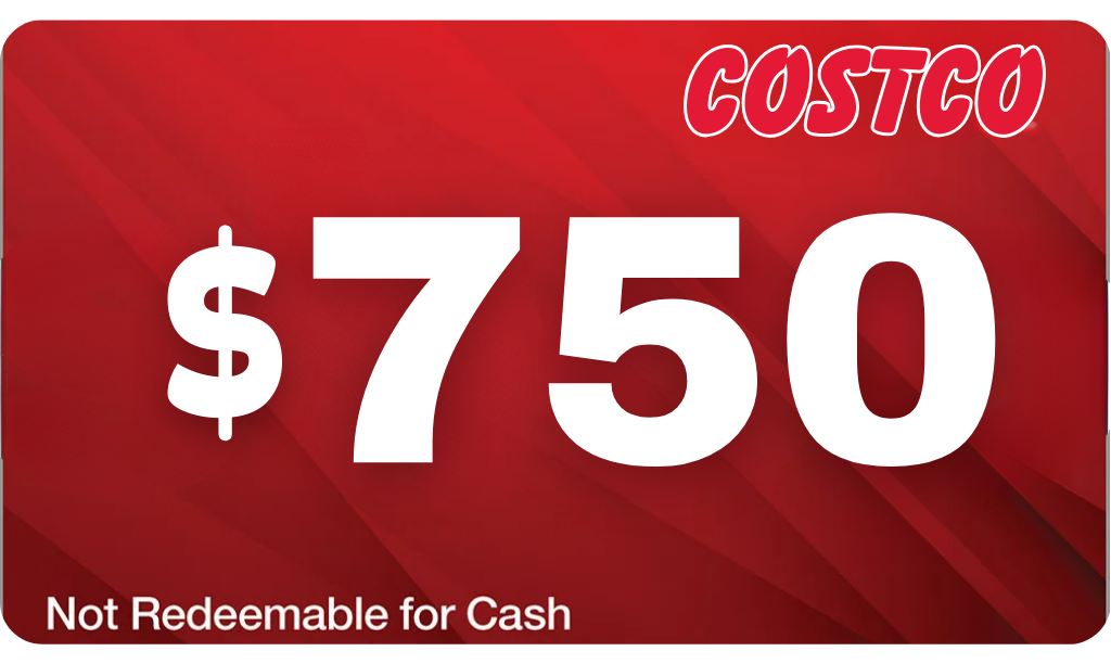 $750 Costco Credit Card
